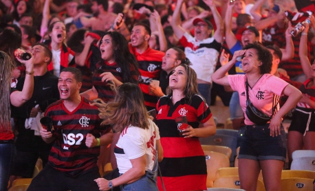 Festa que celebrou título da Libertadores em 2019 não será repetida pelo Flamengo em 2021