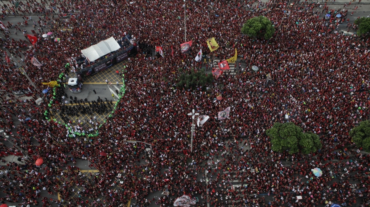 Em novembro de 2019, a festa de comemora&ccedil;&atilde;o do time do Flamengo, campe&atilde;o da Libertadores da Am&eacute;rica daquele ano, ocorreu e lotou a Av. Presidente Vargas