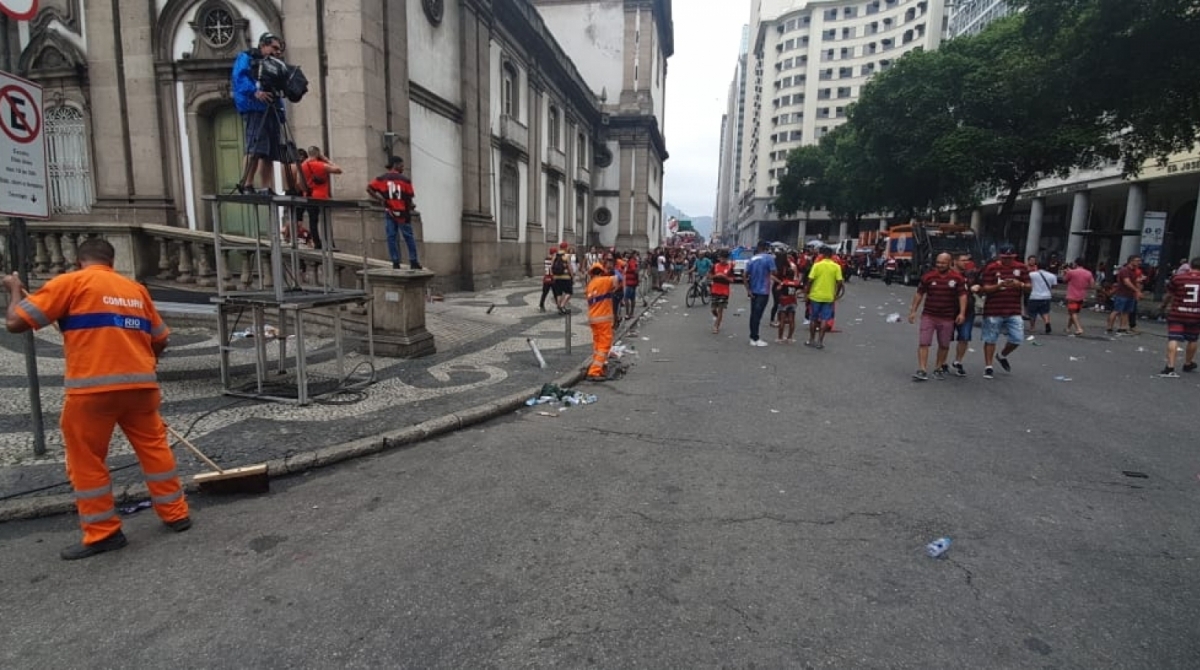 Companhia atuou durante toda a Avenida Presidente Vargas - Divulgação