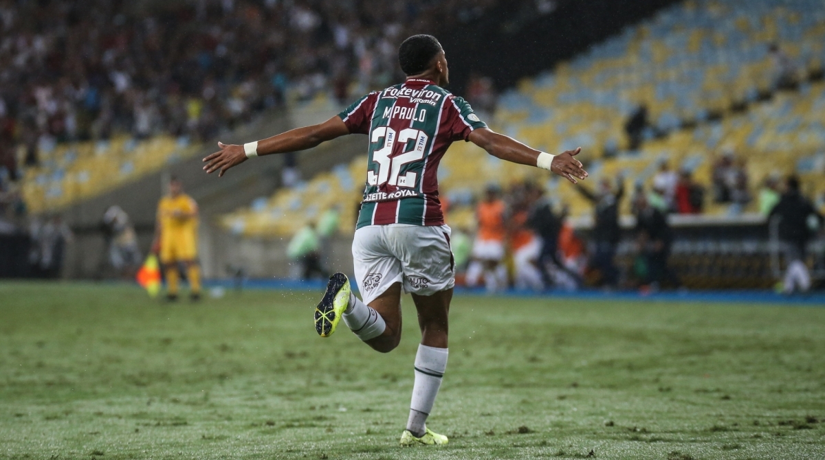 O jovem atacante Marcos Paulo decidiu o jogo para o time tricolor, marcando um golaço no primeiro tempo - LUCAS MERÇON/ FLUMINENSE