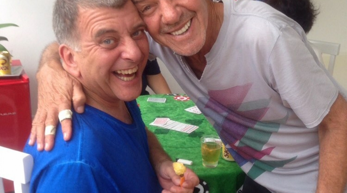 Jorge Fernando e o camareiro Pepê - Reprodução de internet 