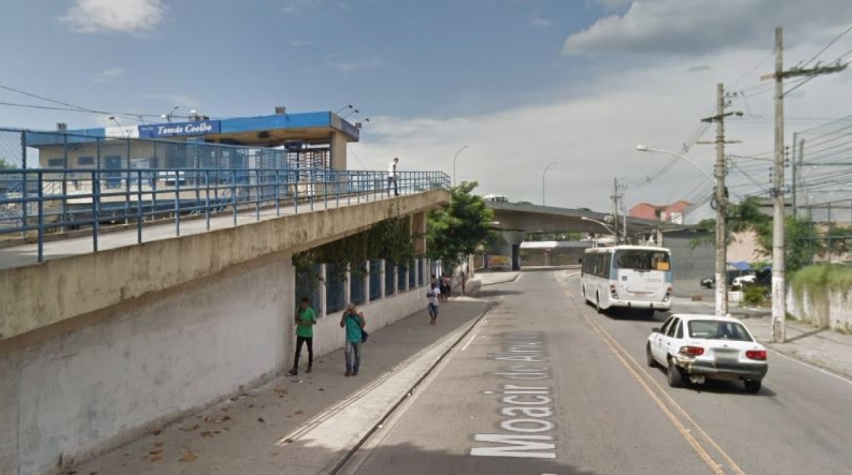 Estação de trem de Tomás Coelho - Reprodução/Google Maps