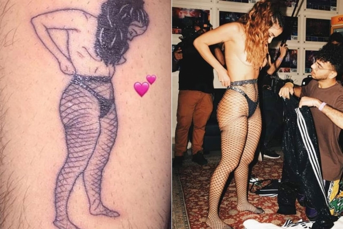 Fã tatua foto de Anitta no braço e recebe críticas