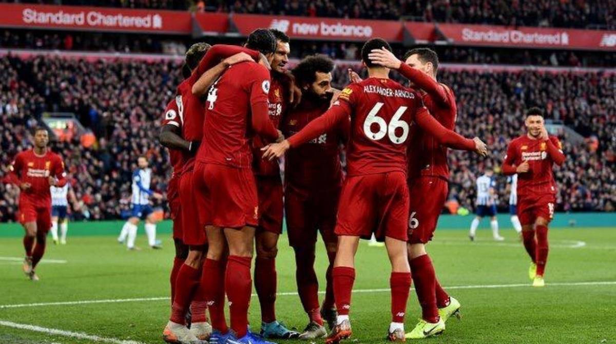 Líder isolado do Campeonato Inglês, Liverpool vence mais uma e abriu 11 pontos de vantagem para o Manchester City - Divulgação/Liverpool