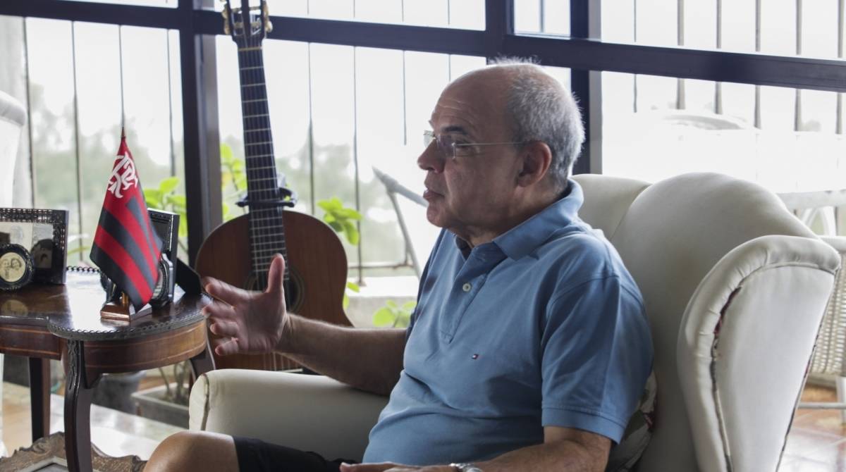 Rio, 29/11/2019 - ESPECIAL, Entrvista com o ex presidente do Flamengo. Eduardo Bandeira de Mello. Novo Leblon, Barra da Tijuca. zona Oeste do Rio.  Foto: Ricardo Cassiano/Agencia O Dia - Ricardo Cassiano/Agencia O Dia