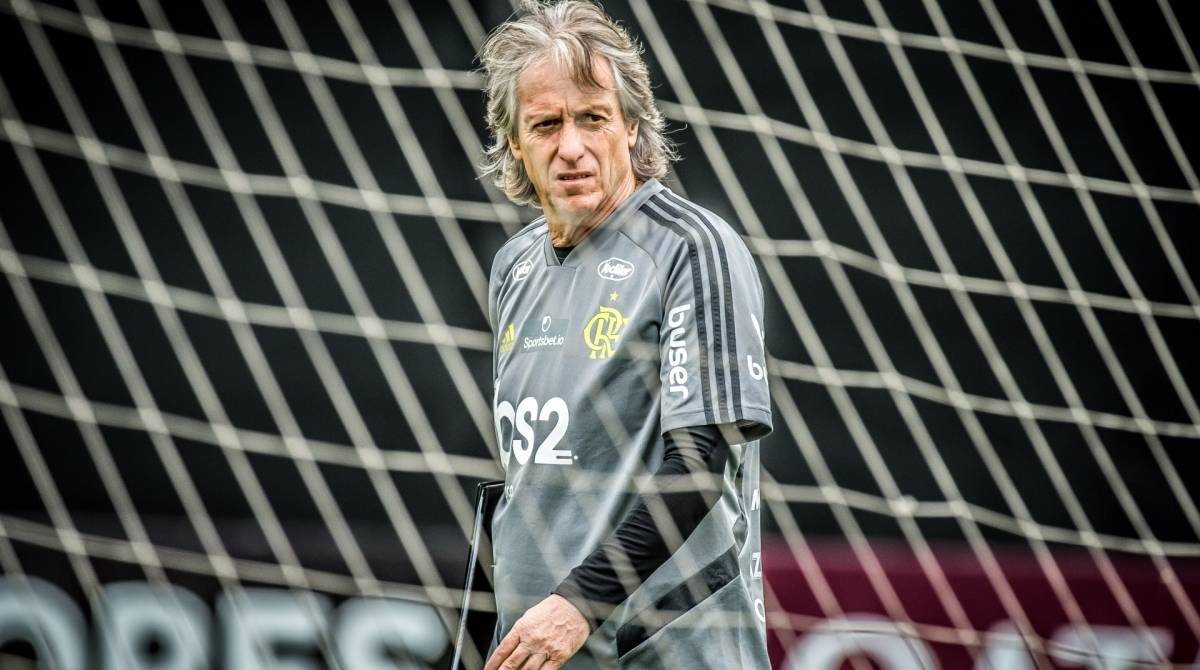 Com o time sub-20 no Carioca, Jesus ter&aacute; mais tempo para treinar os profissionais - Alexandre Vidal / Flamengo