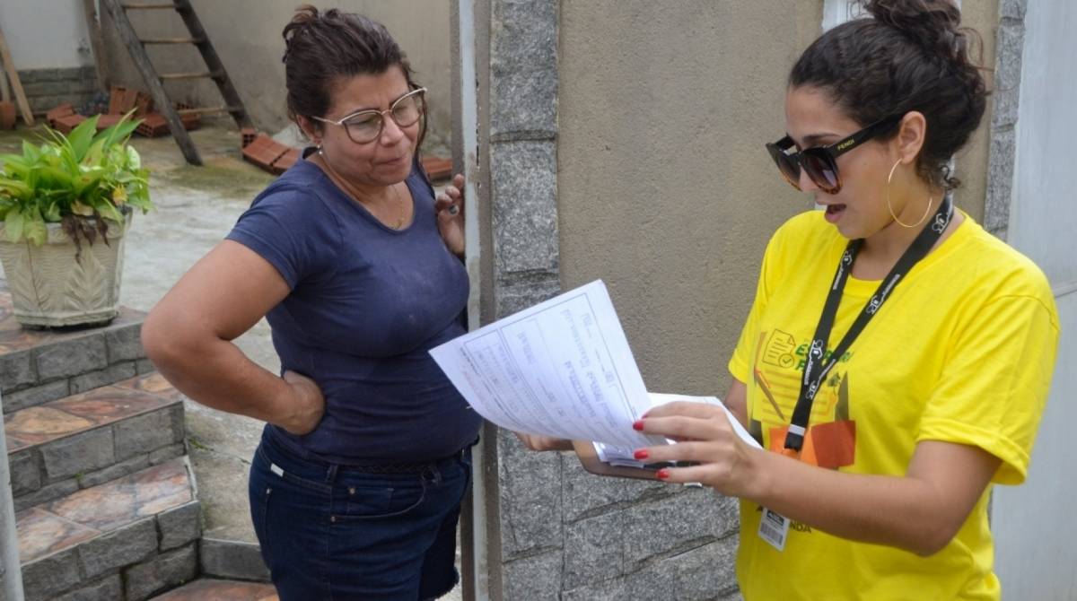 O bairro Santa Cruz é o primeiro a receber as vistorias de campo, devido a um projeto topográfico pronto do local - Divulgação