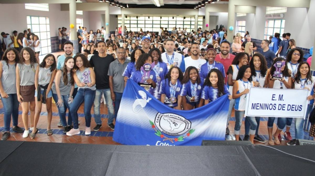 Alunos de escolas públicas e particulares participaram das competições - Diego Valdevino / Divulgação PMNI