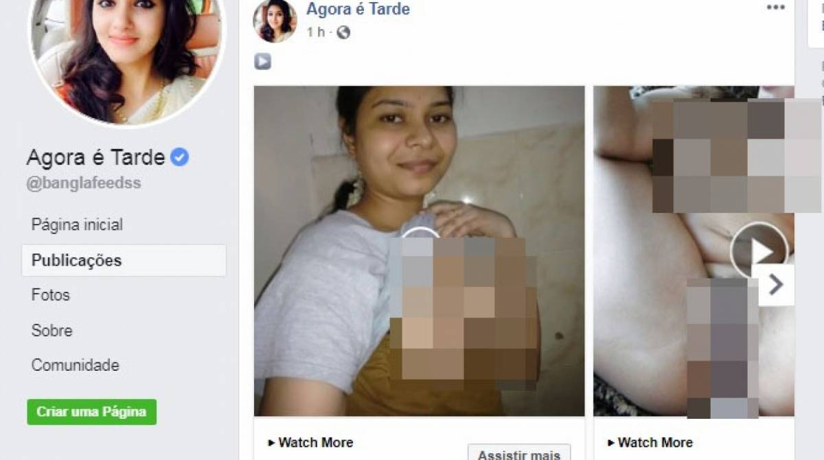 Página publicou vídeos pornográficos