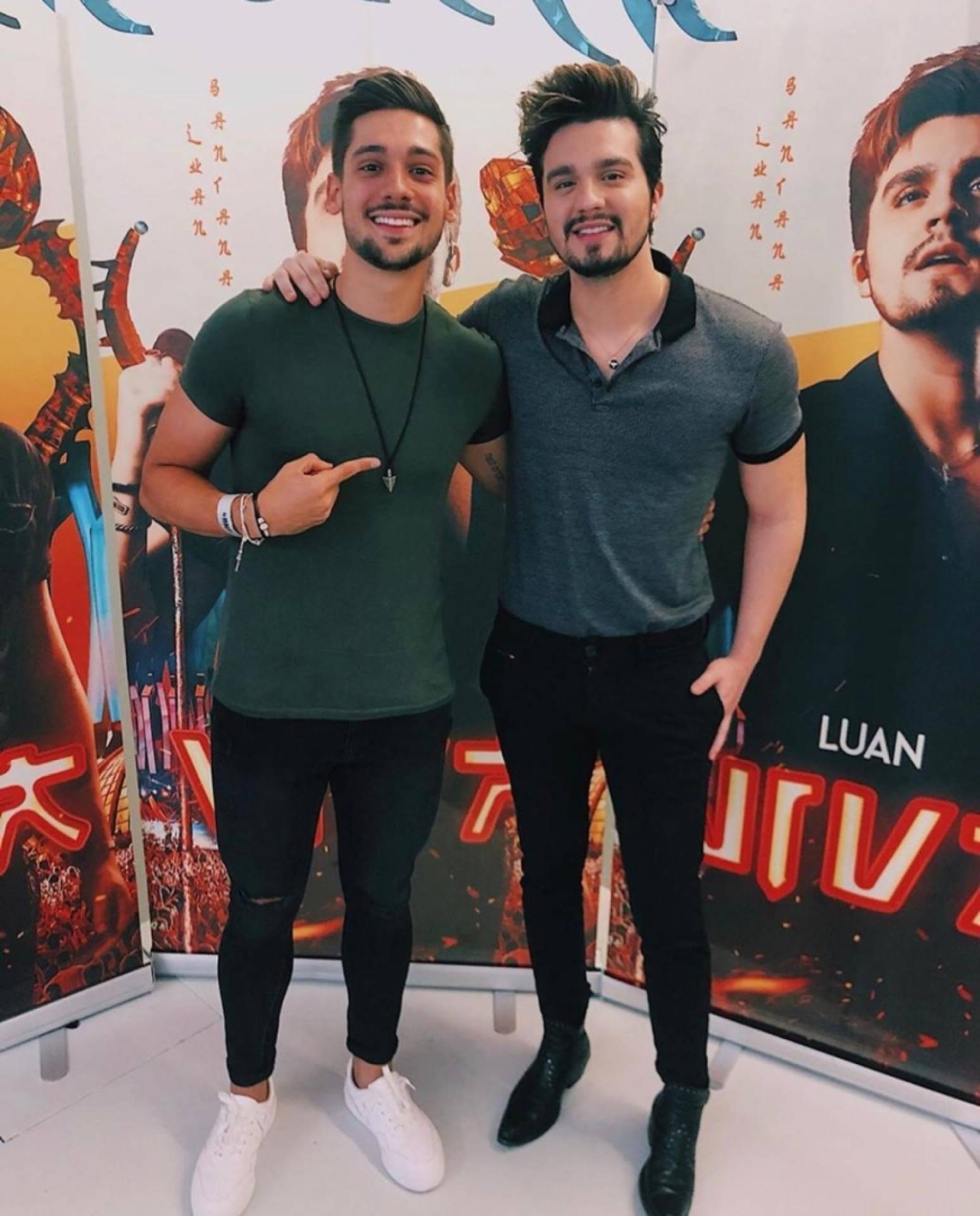 R2 e Luan Santana - Divulgação