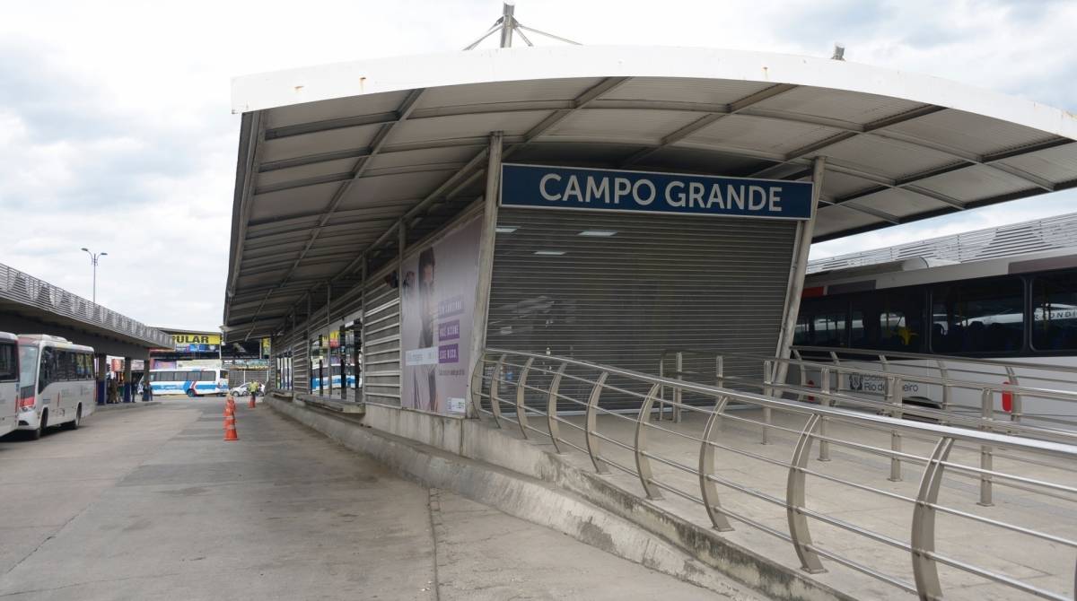 Estação de Campo Grande reformada - Divulgação/Prefeitura