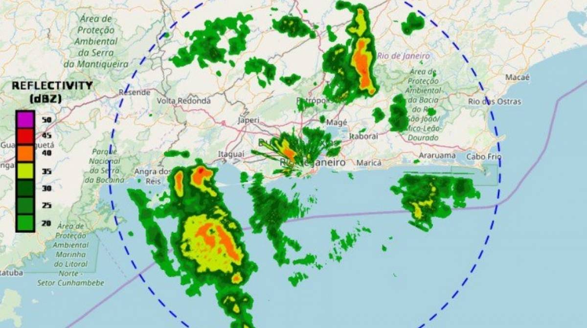 Frente fria muda tempo no Rio - Reprodução