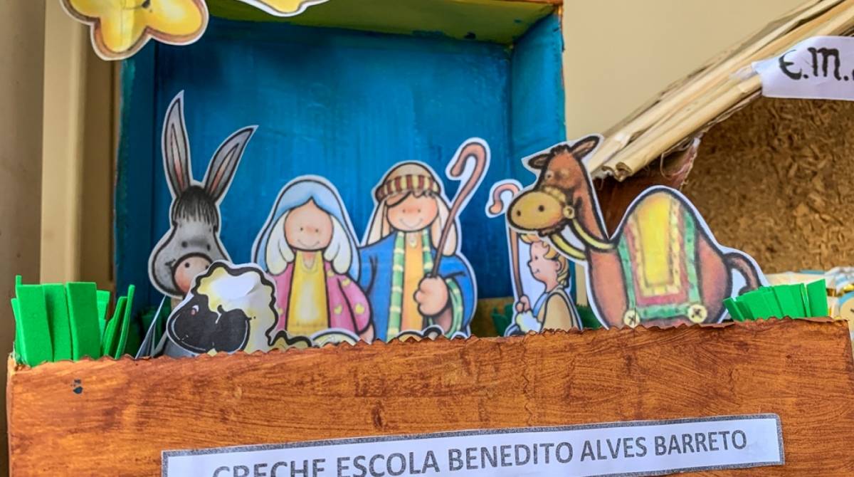 Os alunos da rede pública de Campos criaram suas versões para os presépios de Natal, em exposição no Museu Histórico da cidade