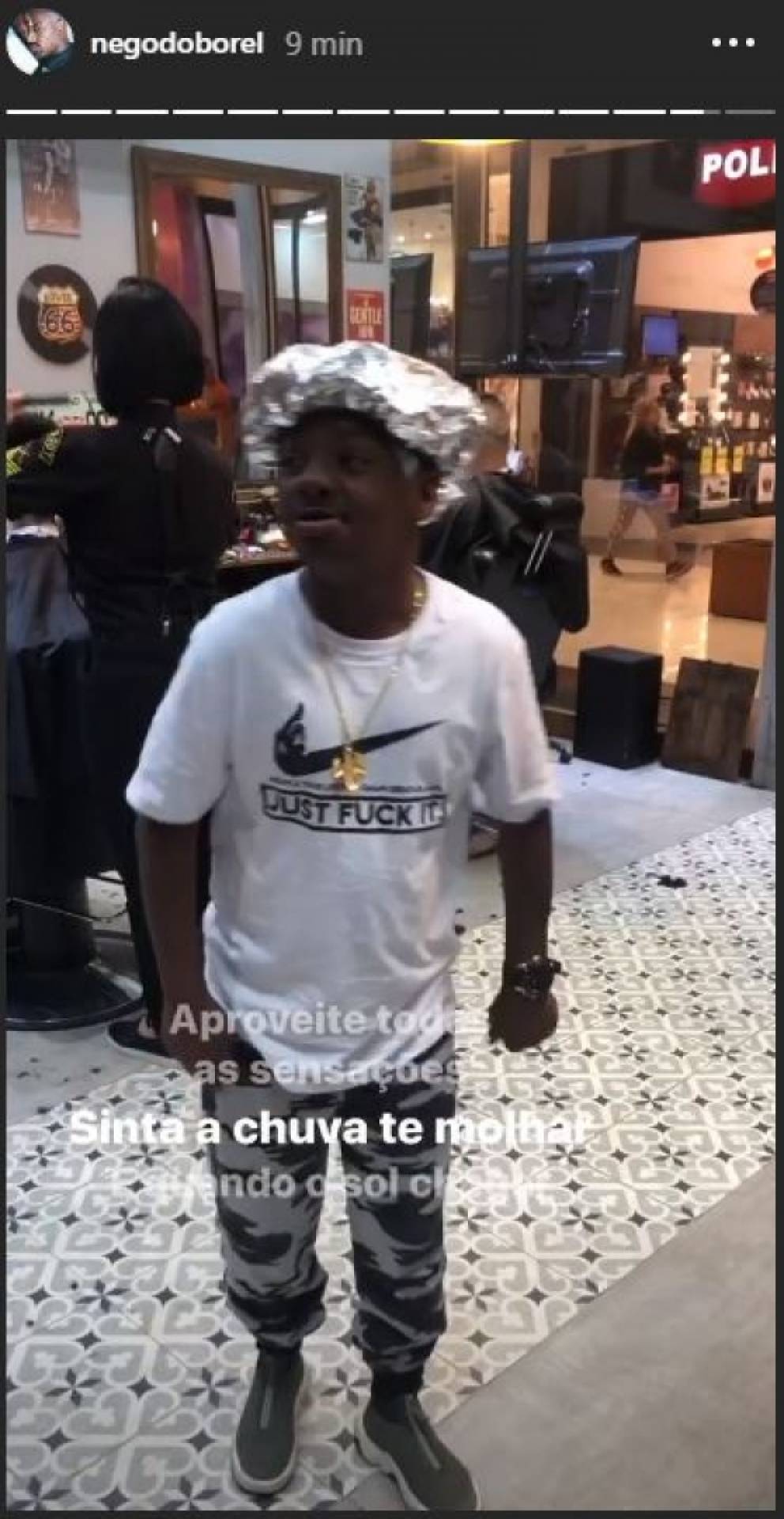 Nego do Borel tamb&eacute;m homenageou 'Bunitin'