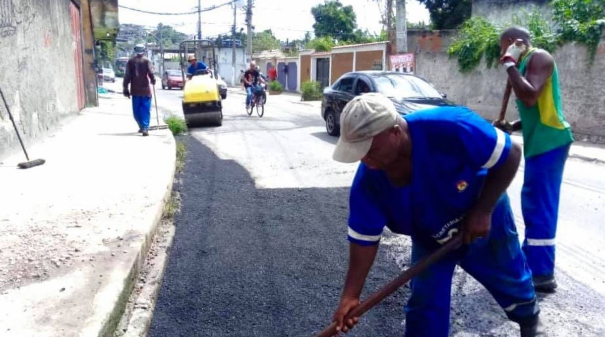 Duque de Caxias faz melhorias nos bairros