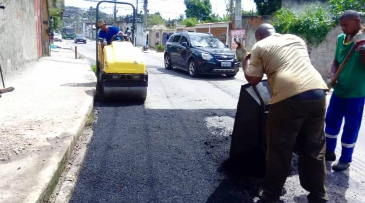 Duque de Caxias faz melhorias nos bairros