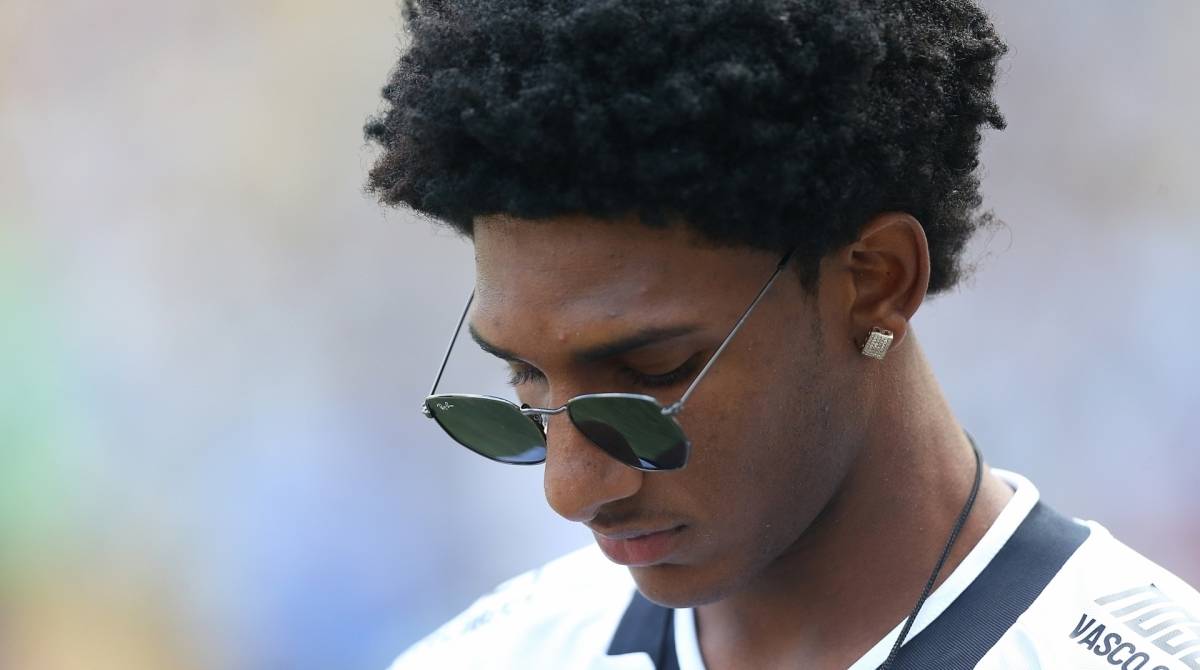 08/12/2019 - Na foto o Talles Magno Bacelar Martins (nascido em 26 de junho de 2002), conhecido como Talles Magno ou simplesmente Talles , é um jogador de futebol brasileiro que atualmente atua como atacante do Vasco da Gama . Foto: Daniel Castelo Branco / Agencia O Dia - Daniel Castelo Branco / Agencia O Dia