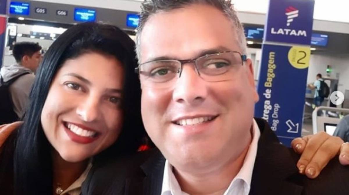 Alana Passos e seu marido, Robson - Reprodução do Instagram