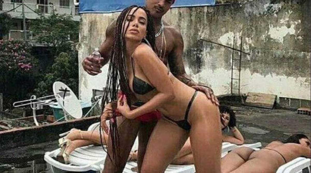 Anitta e Rodrigo Motta durante uma cena da música 'Vai Malandra' - Reprodução