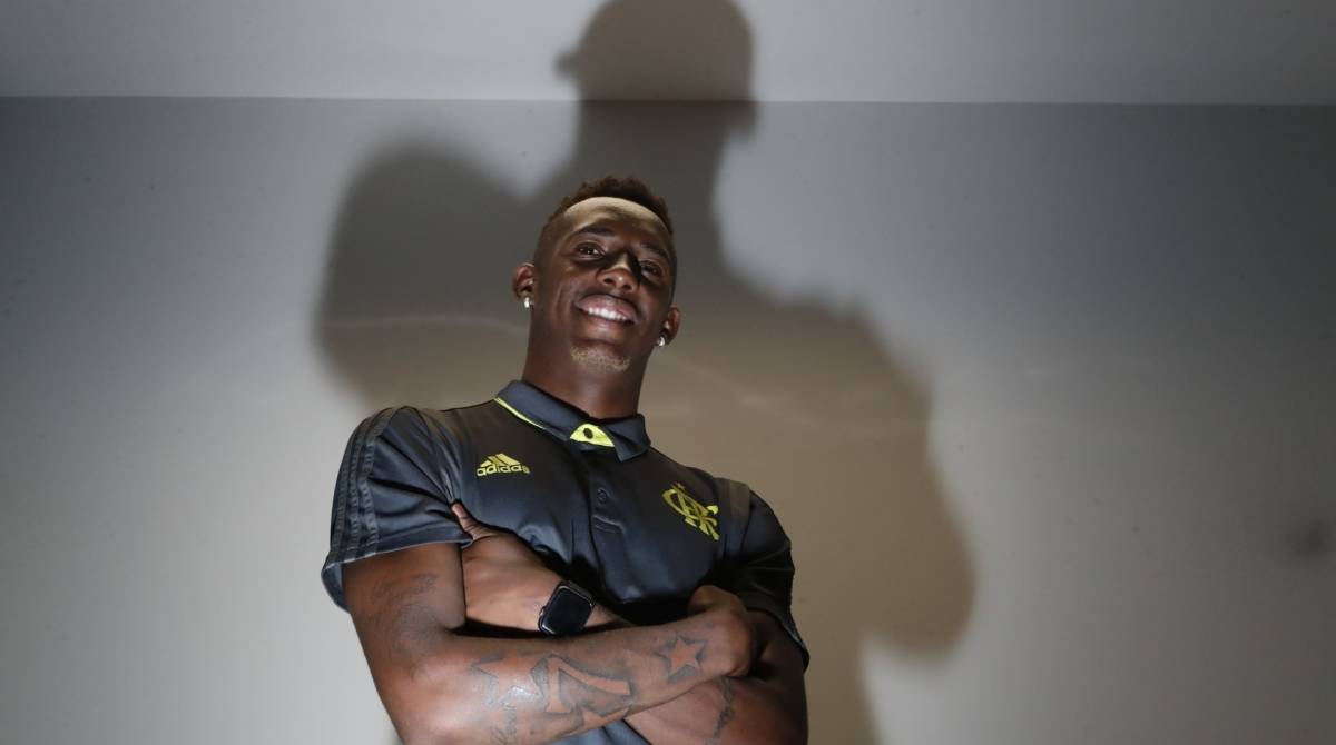 Rio, 11/12/2019, ESPECIAL com o jogador da base do Flamengo Yuri Cesar, foto de Gilvan de Souza / Agencia O Dia