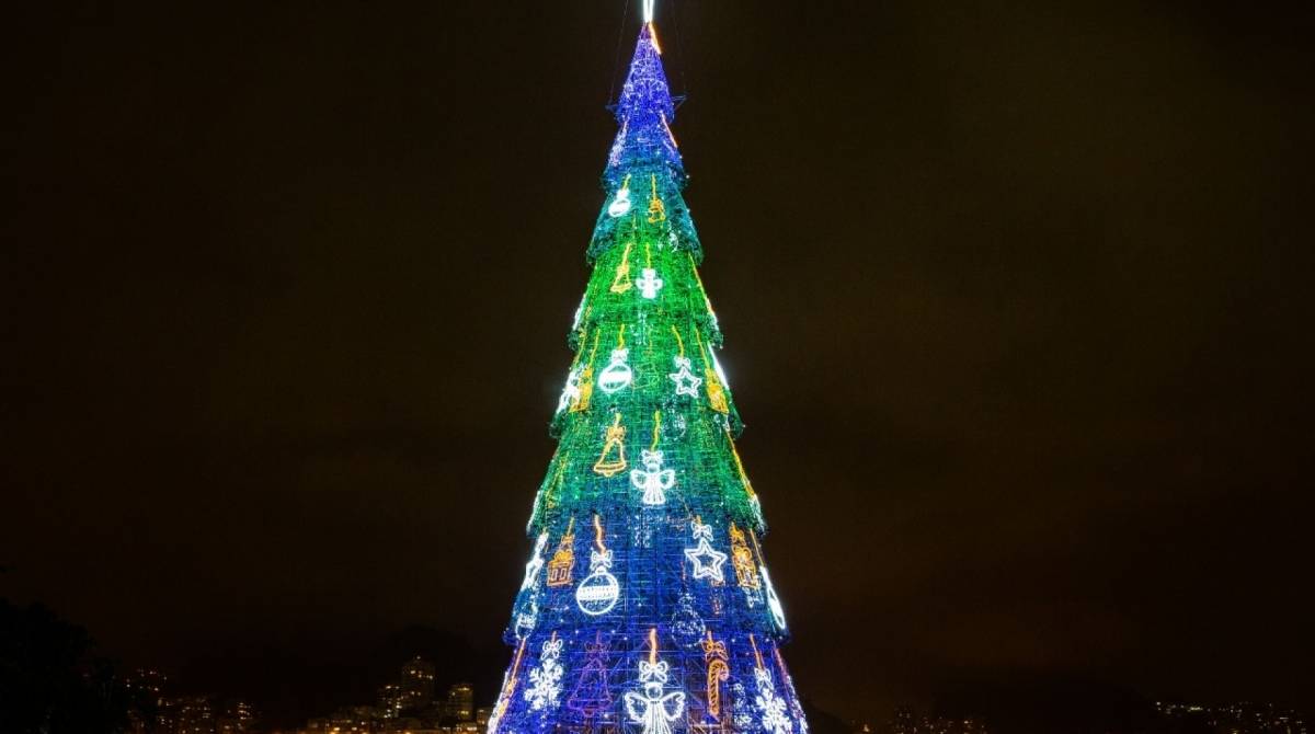 Árvore de Natal da Lagoa não será montada este ano - Divulgação