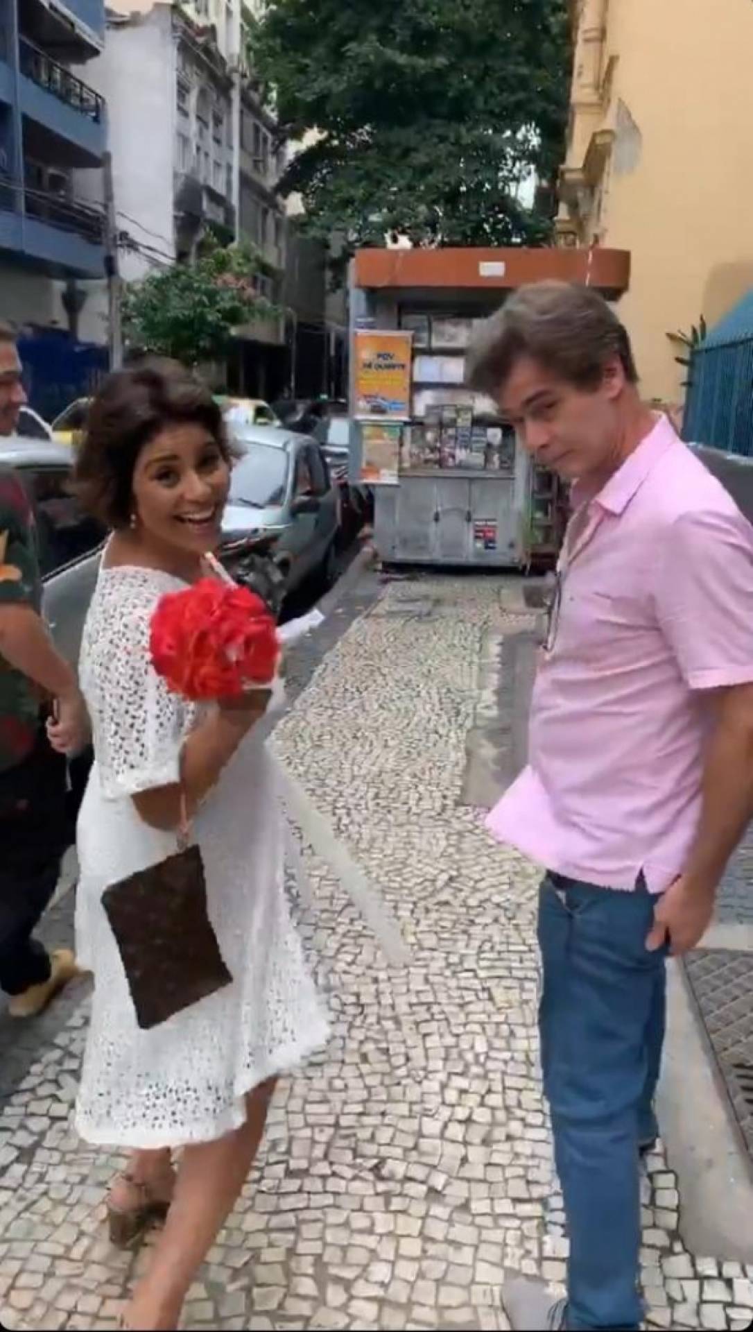 Valéria Alencar e João Vitti se casam em cartório do Rio  - Reprodução Instagram