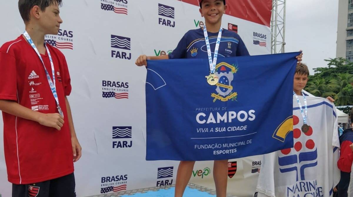Os pequenos nadadores da Funda&ccedil;&atilde;o Municipal de Esportes de Campos conquistaram 9 medalhas em dois dias de competi&ccedil;&otilde;es no Campeonato Estadual da modalidade