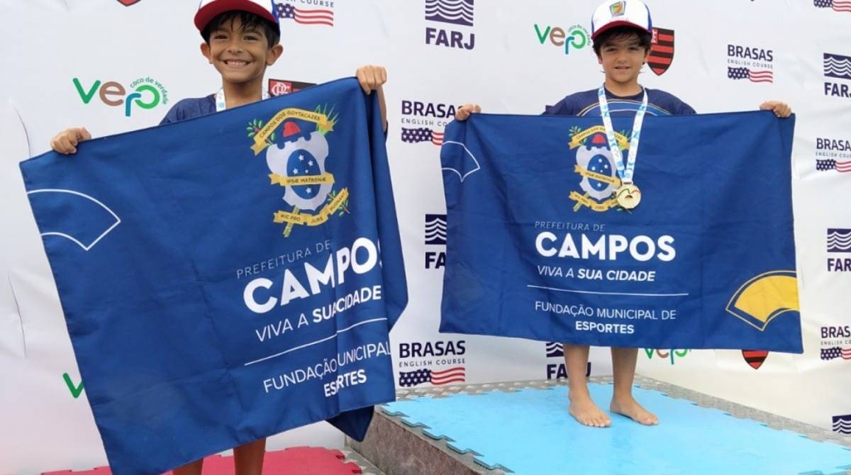 Os pequenos nadadores da Funda&ccedil;&atilde;o Municipal de Esportes de Campos conquistaram quatro medalhas de ouro em dois dias de competi&ccedil;&otilde;es no Campeonato Estadual da modalidade - Divulga&ccedil;&atilde;o