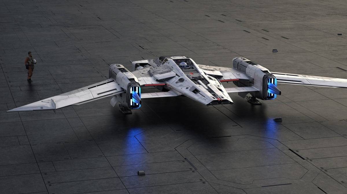 Porsche desenvolve nave para o mundo de Star Wars