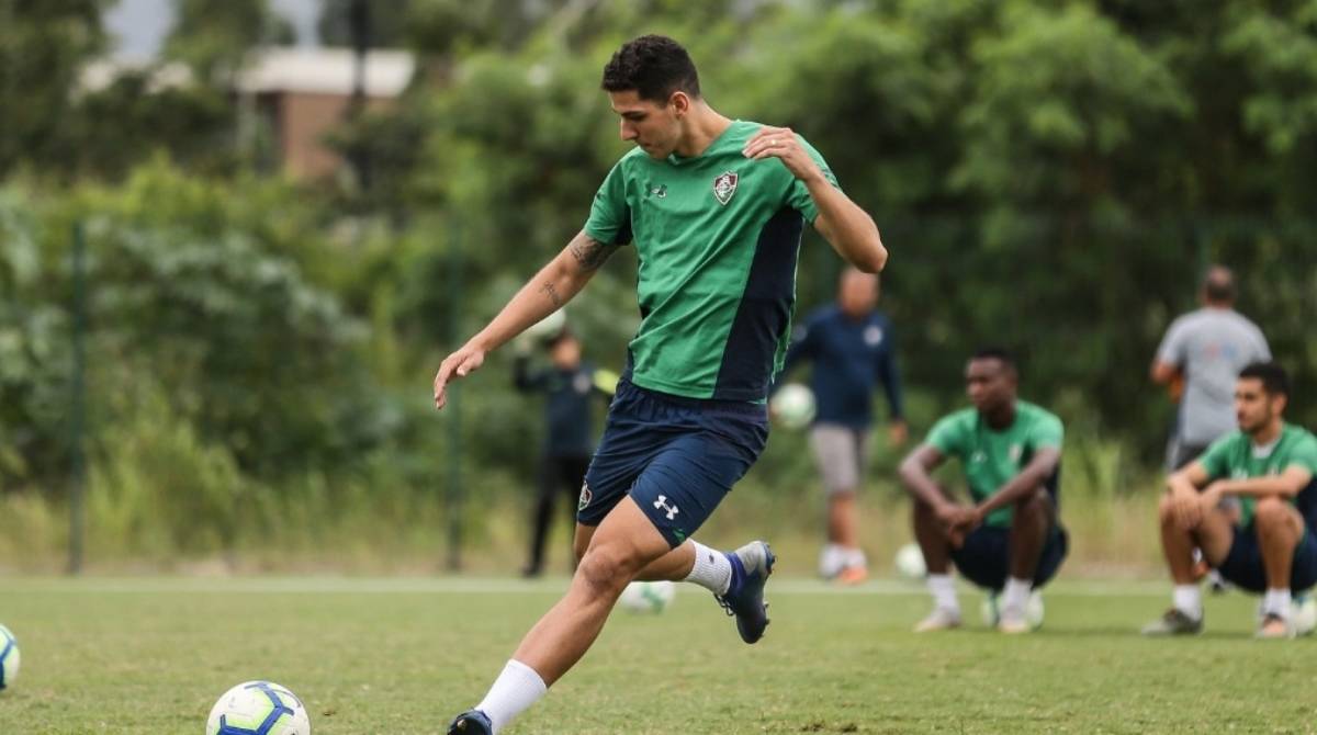Nino na expectativa de fazer sua estreia pelo Tricolor este ano - MAILSON SANTANA/FLUMINENSE FC