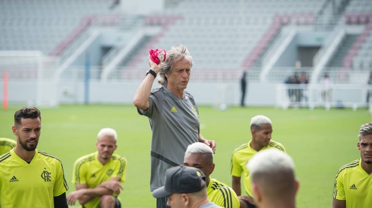 Jesus prega respeito ao Al Hilal e quer o Fla concentrado hoje - Fotos de Alexandre Vidal / Flamengo
