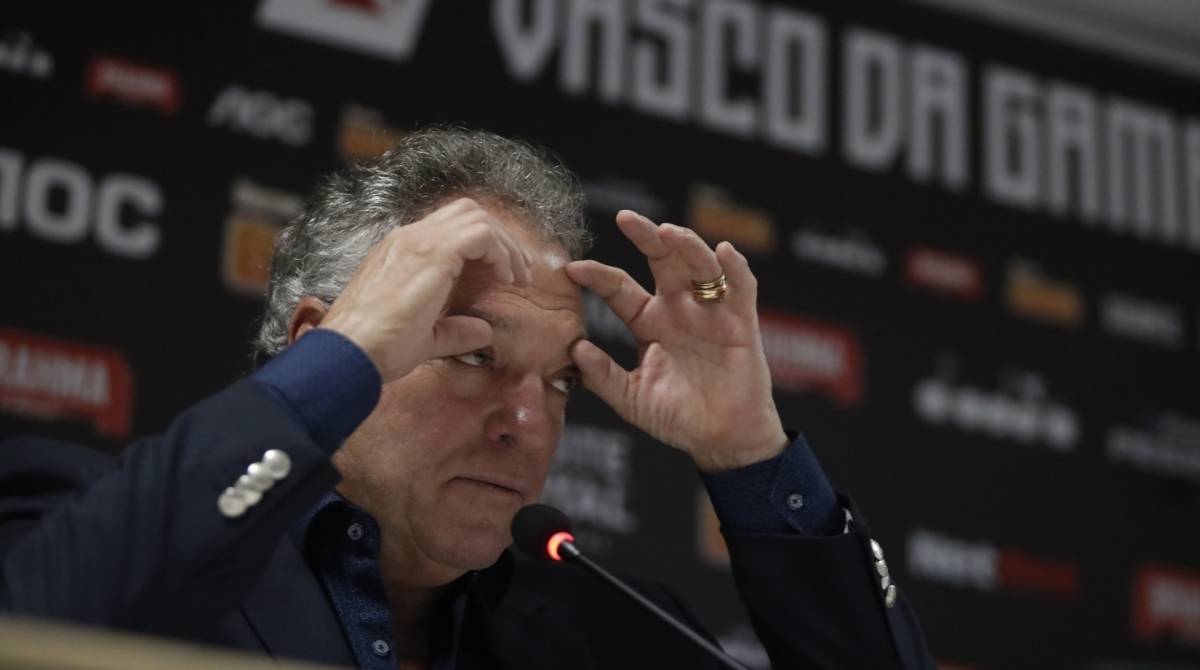 Rio, 18/12/2019, Apresenta&ccedil;&atilde;o do t&eacute;cnico Abel Braga ao Vasco da Gama, foto de Gilvan de Souza / Ag&ecirc;ncia O Dia - Gilvan de Souza / Agencia O Dia