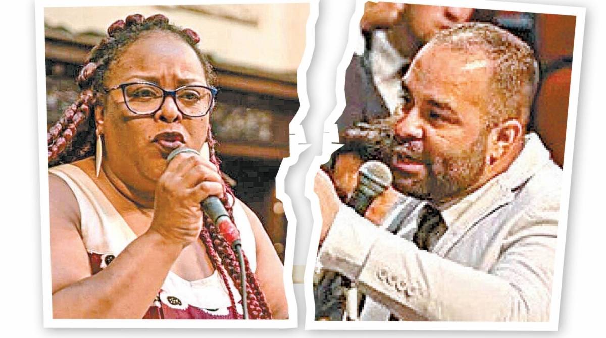 Mônica (PSOL) e Filippe Poubel (PSL) - Arte sobre fotos de divulgação