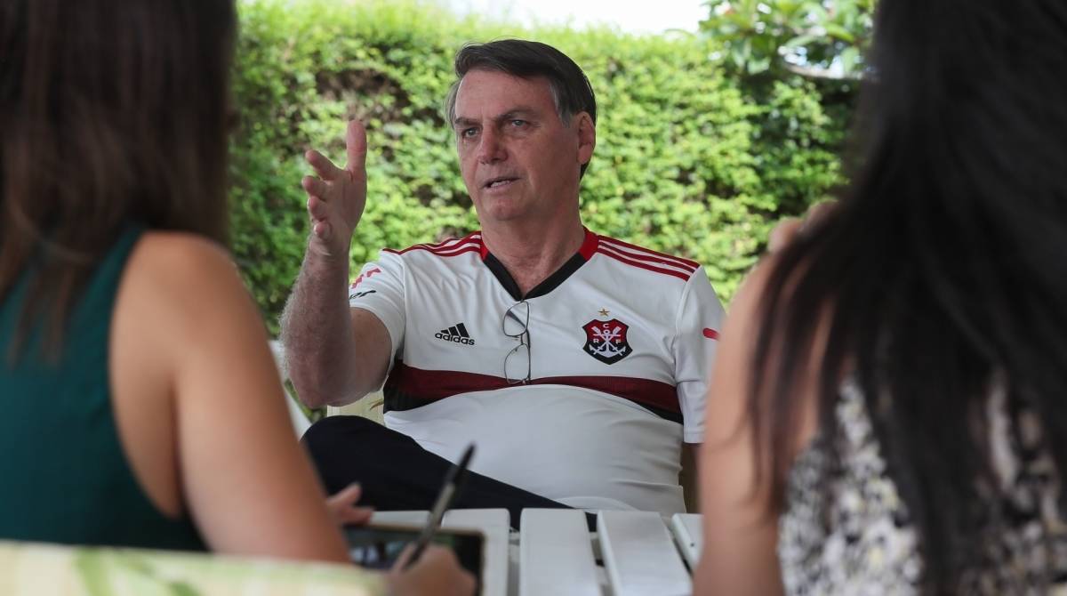 Presidente conversou com jornalistas no Palácio da Alvorada