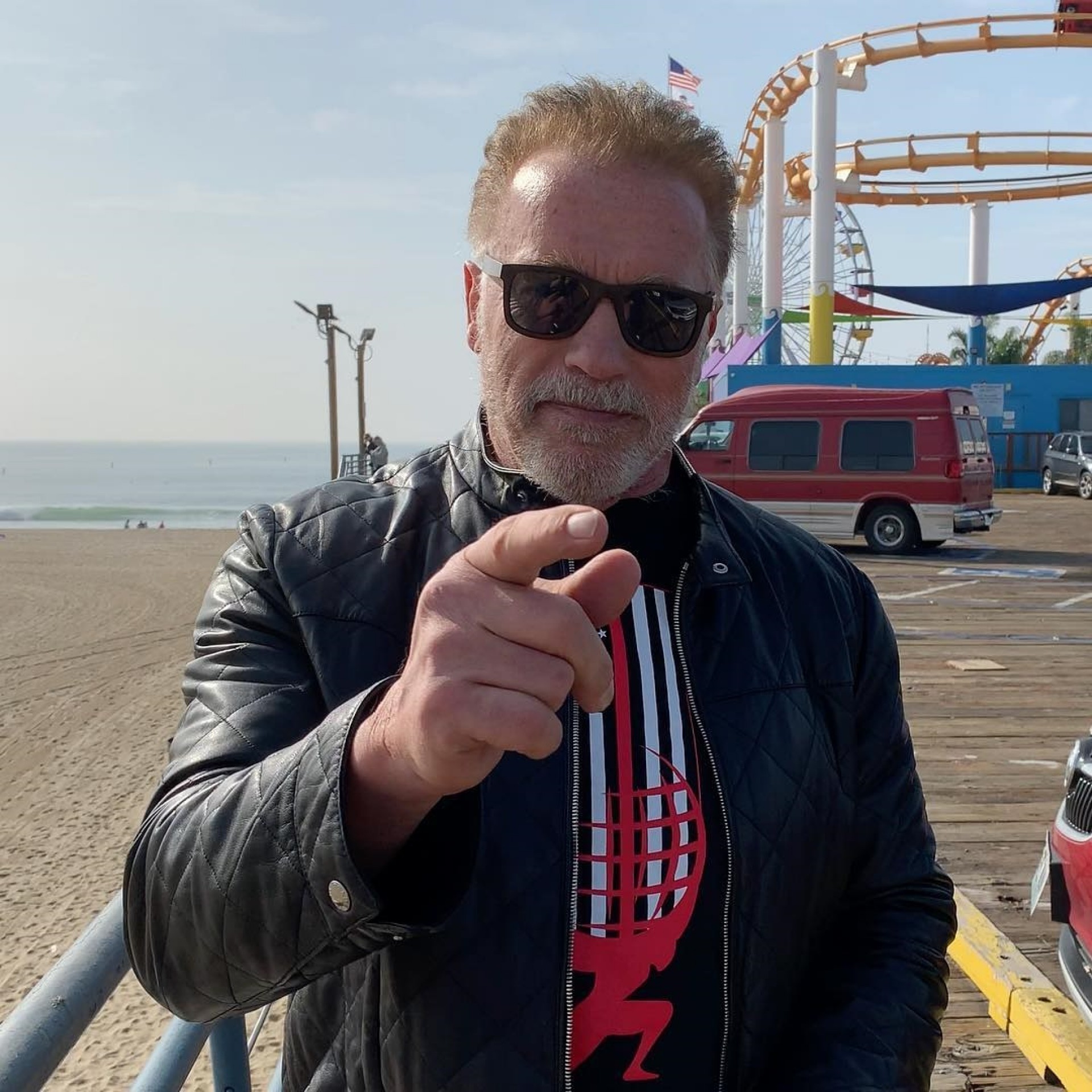 Arnold schwarzenegger
 - Reprodução do Instagram