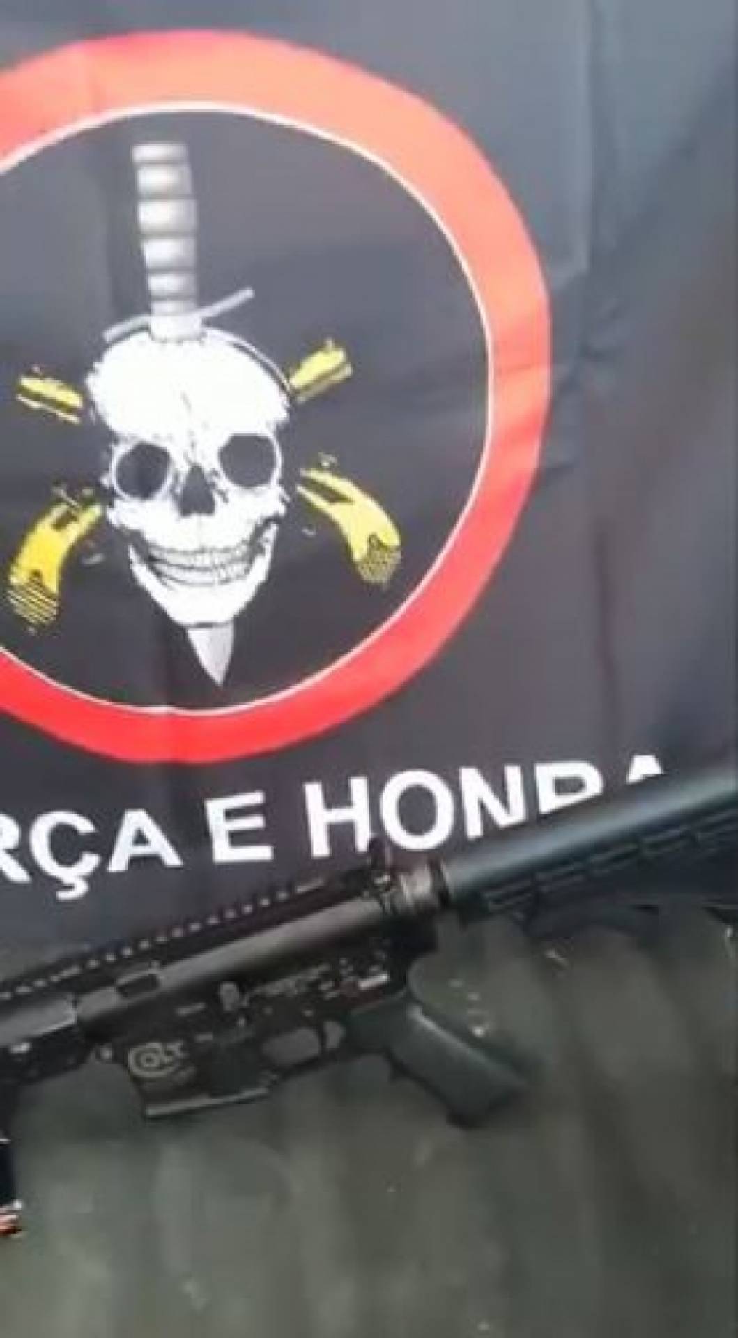 Armamento apreendido em ação da PM - Divulgação/Polícia Militae