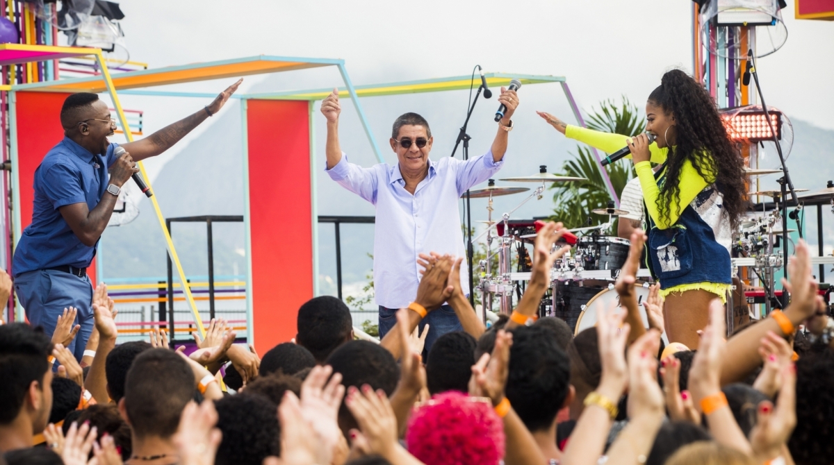 Ludmilla e Mumuzinho no comando do 'SóTocaTop Verão' com Zeca Pagodinho