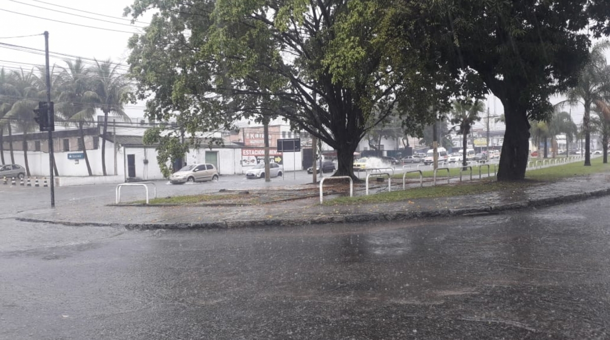 Chuva causou alagamentos em Campo Grande - Divulgação