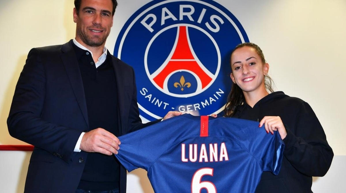 Luana assina com o PSG - Divulgação/PSG
