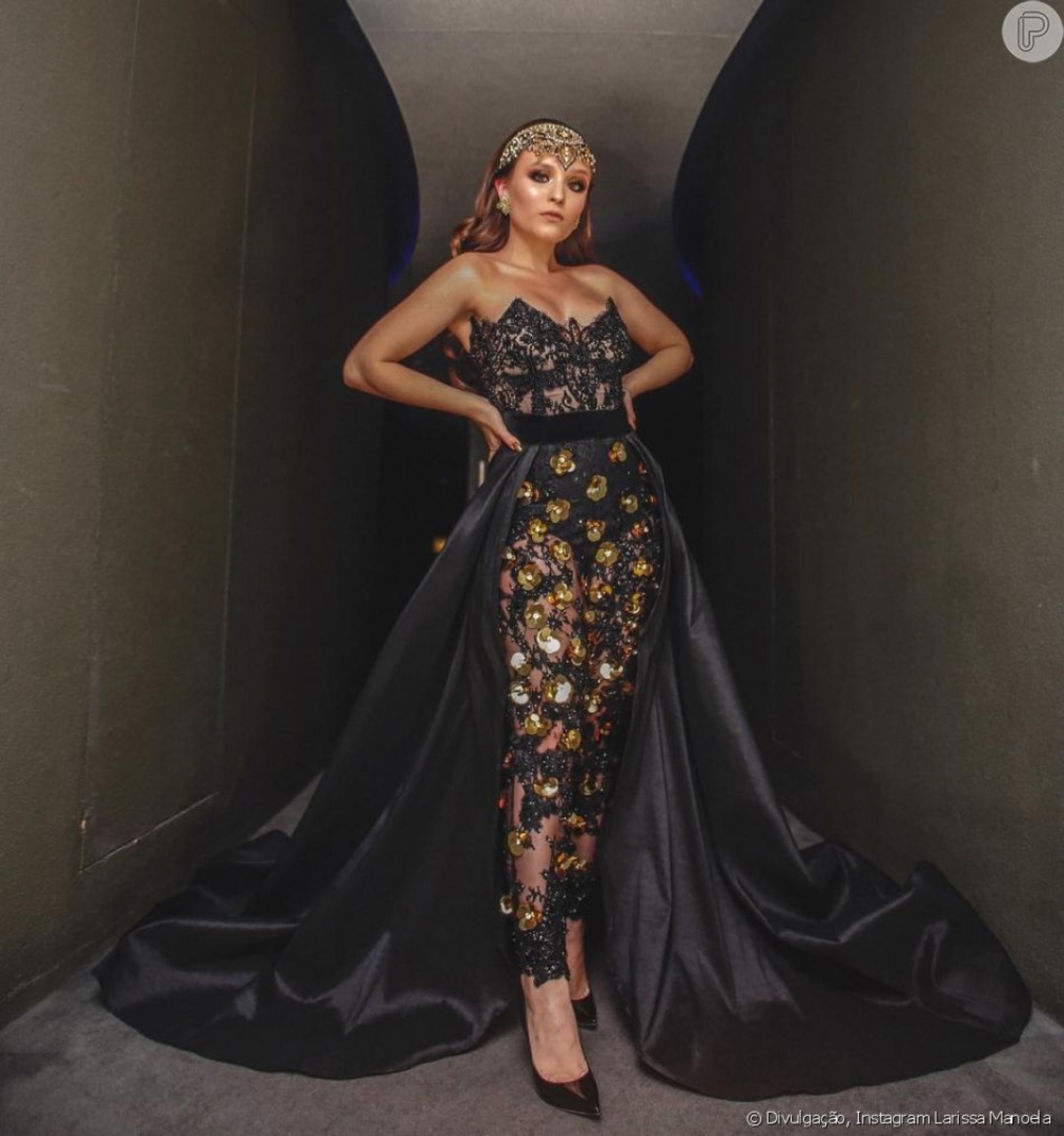 Larissa Manoela vestindo Lethicia Bronstein