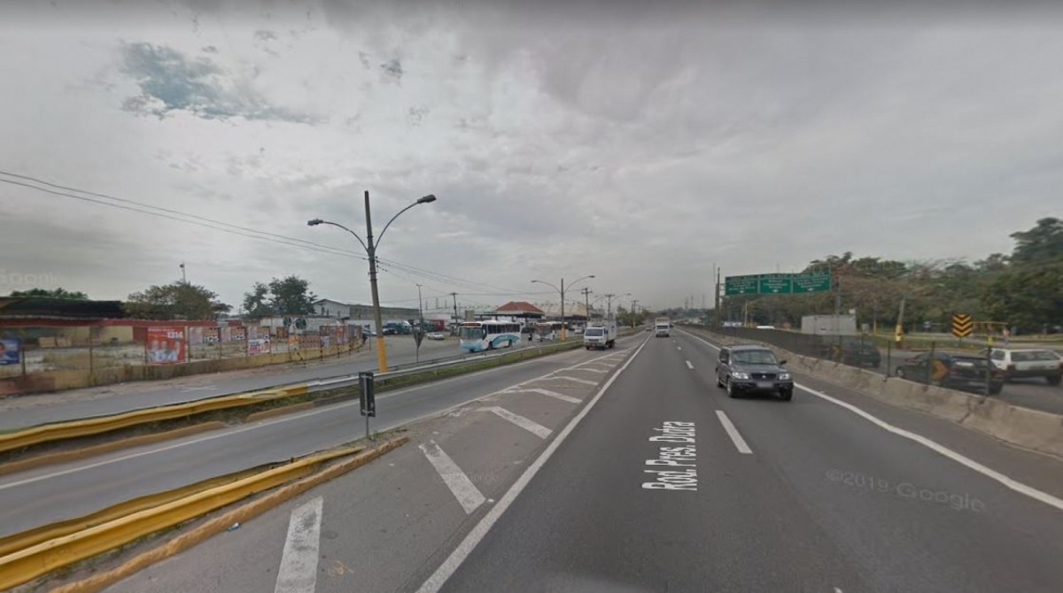 Via Dutra, próximo do bairro Jardim América - Reprodução | Google Street View