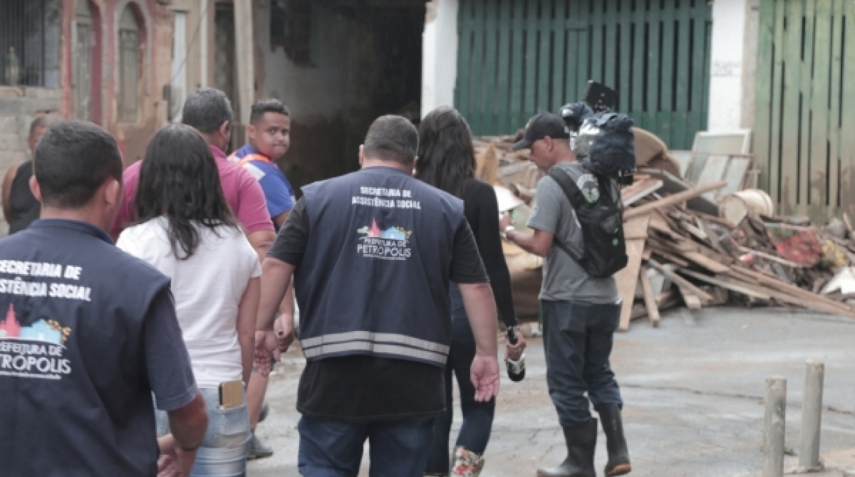 Equipes continuam de plantão para o caso de novas ocorrências provocadas pelas chuvas - Divulgação/Prefeitura de Petrópolis