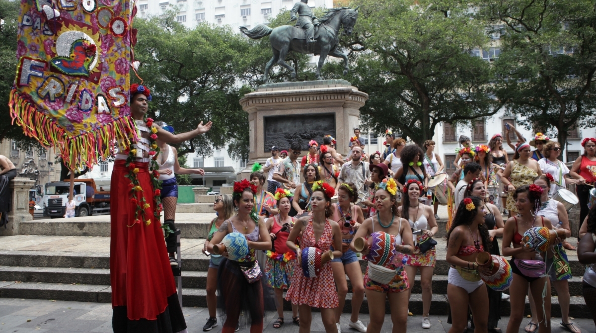 Bloco das Fridas. Praca XV, Centro do Rio