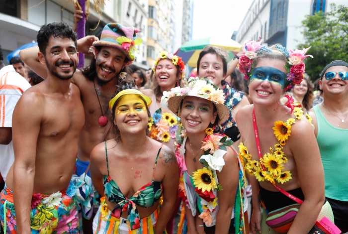 Blocos carnavalescos no centro do Rio