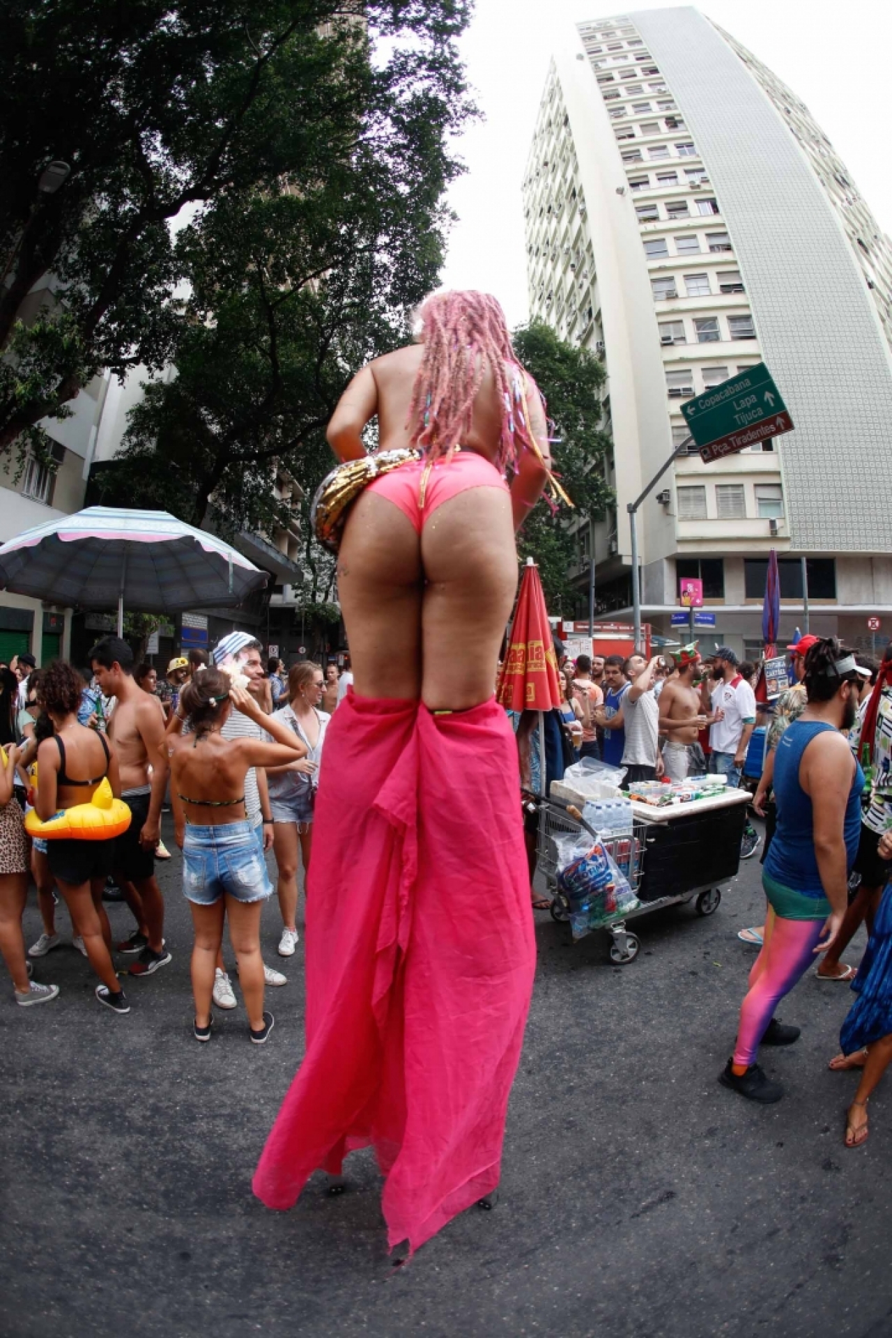 Blocos carnavalescos no centro do Rio