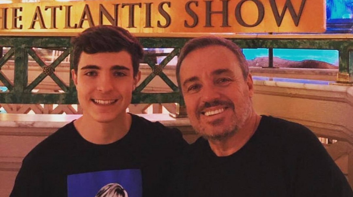 João Augusto Liberato passou o Natal com a avó paterna, mãe de Gugu