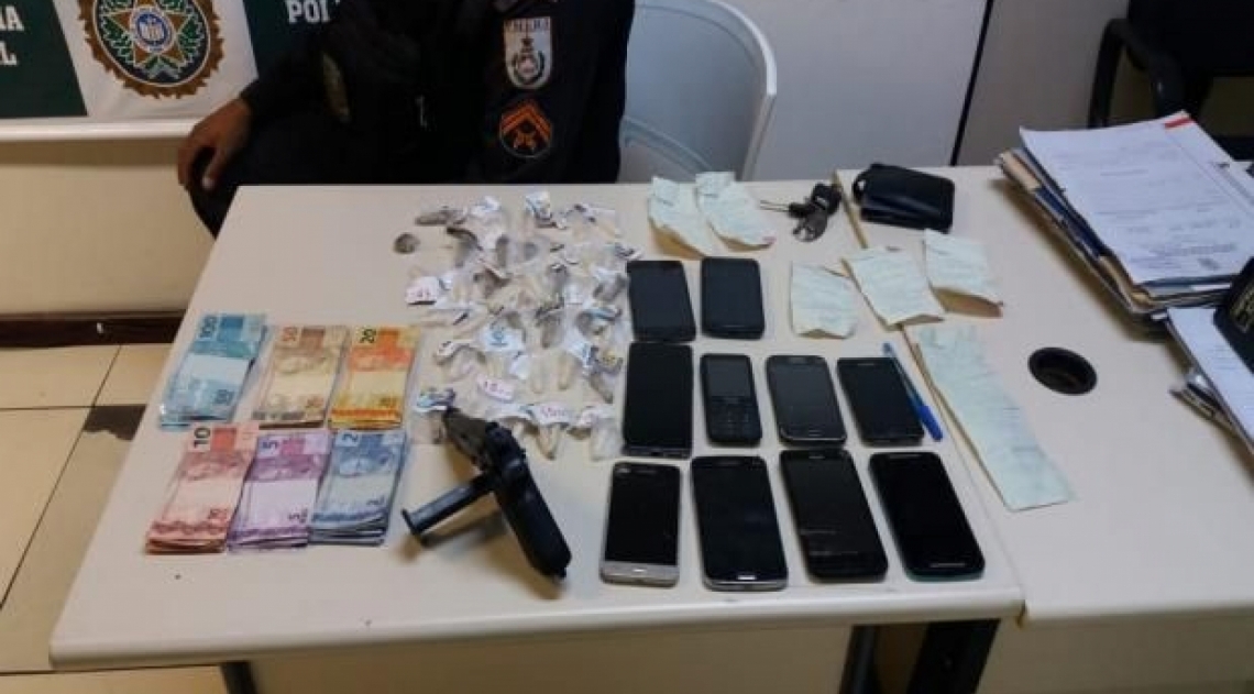 Ação ostensiva da Polícia Militar vem coibindo o uso e tráfico de drogas na região - Divulgação/Polícia Militar