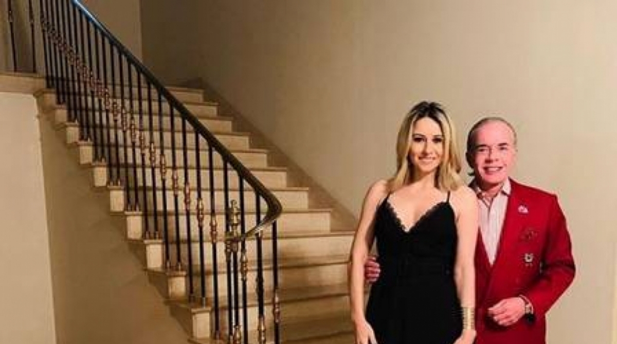 Chiquinho Scarpa e a namorada Luana Riserio - Reprodução Instagram 