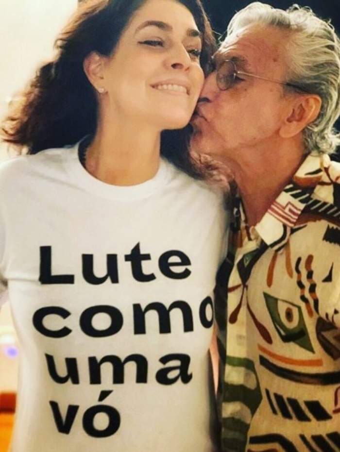 Paula Lavigne e Caetano Veloso