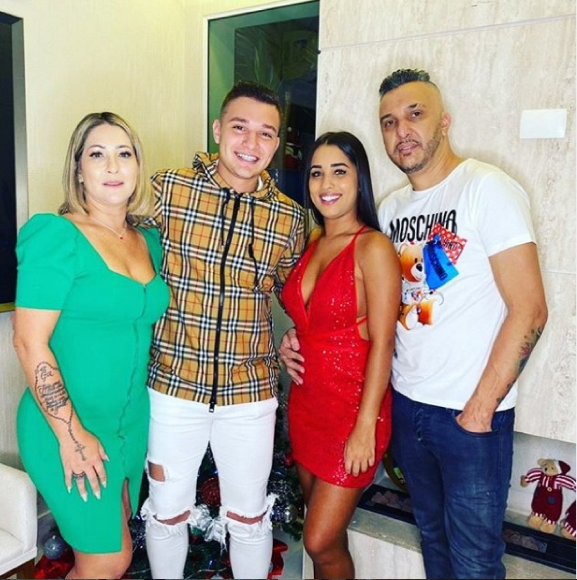 Rogério da Silva e a família